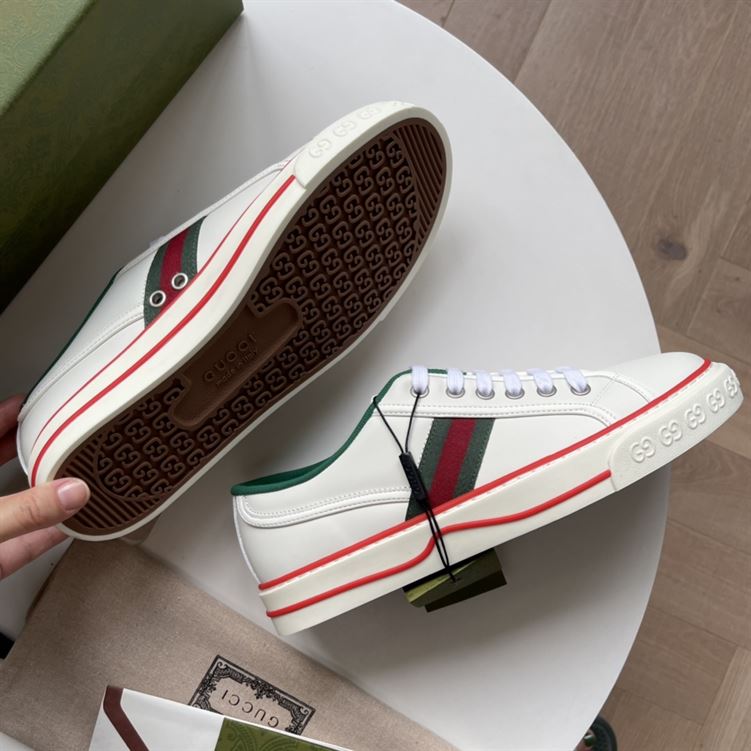 Gvc*1 Dupes Shoes TENNIS 1977 SNEAKER IN WHITE LEATHER GCC060