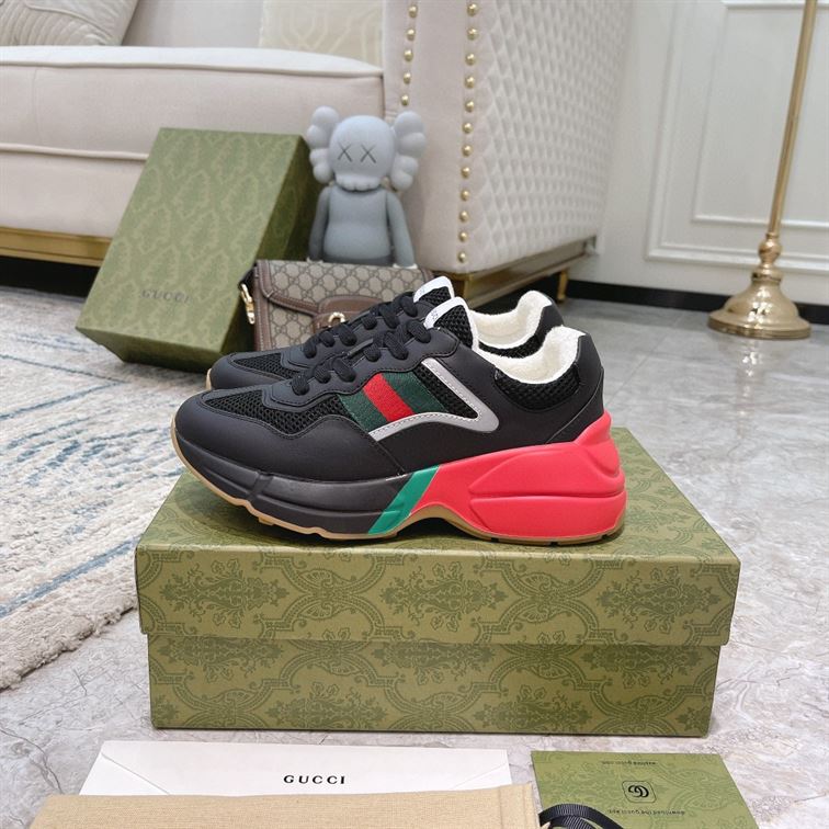 Gvc*1 RHYTON SNEAKER IN RED BLACK GCC099