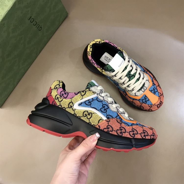 Gvc*1 RHYTON GG MULTICOLOR SNEAKERS GCC020
