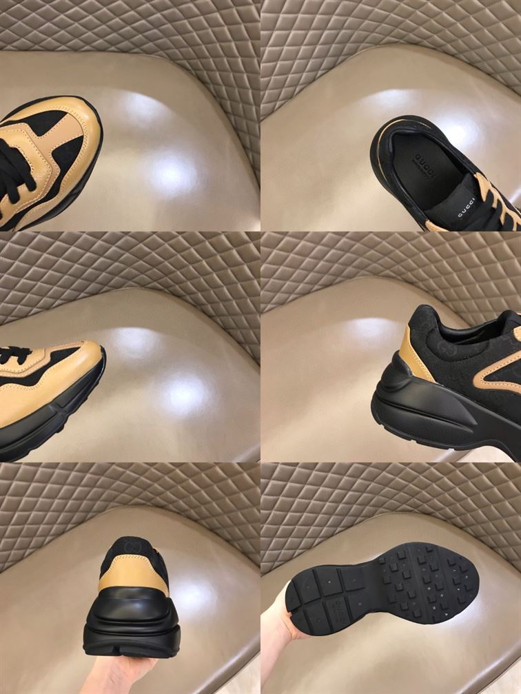 Gvc*1 RHYTON SNEAKER IN BROWN BLACK GCC098