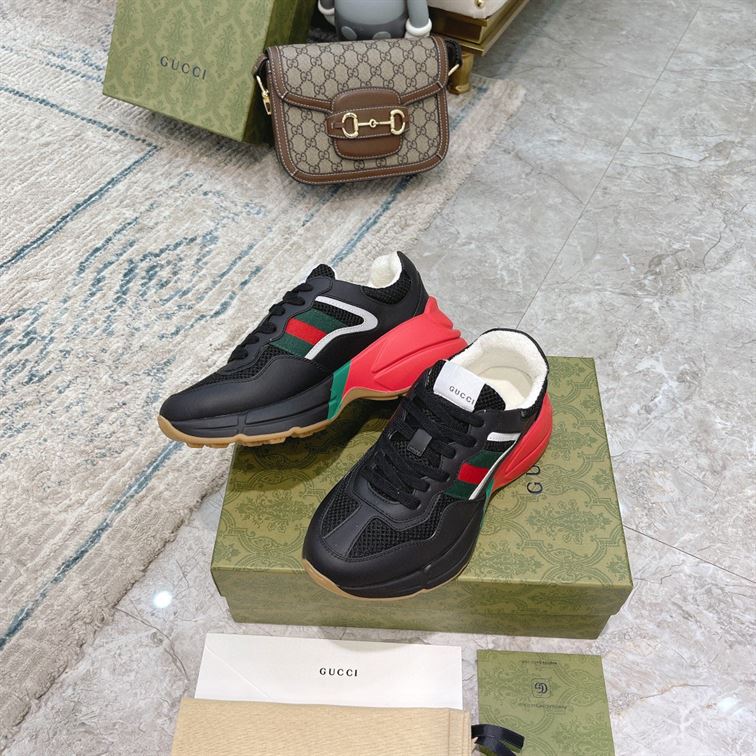 Gvc*1 RHYTON SNEAKER IN RED BLACK GCC099