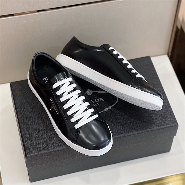Pra*a BRUSHED LEATHER SNEAKERS PRS015