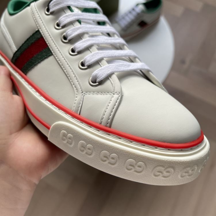 Gvc*1 Dupes Shoes TENNIS 1977 SNEAKER IN WHITE LEATHER GCC060