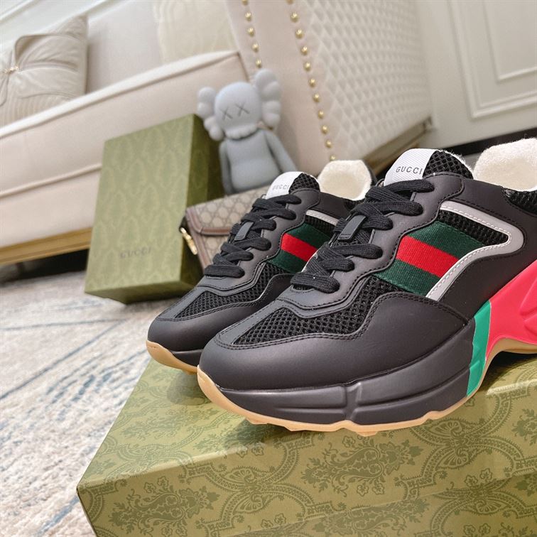 Gvc*1 RHYTON SNEAKER IN RED BLACK GCC099