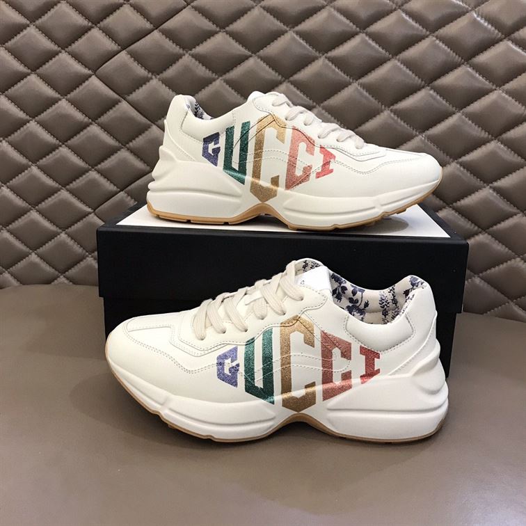 Gvc*1 IVORY RHYTON RAINBOW GLITTER SNEAKERS GCC013