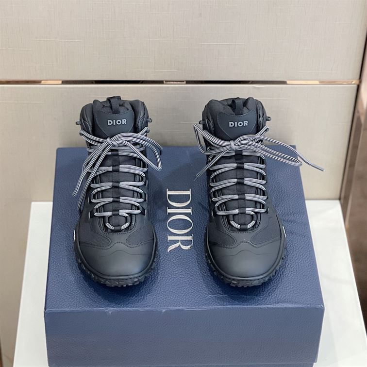 D10rIZON HIKING BOOT BLACK TECHNICAL MESH AND RUBBER DO089