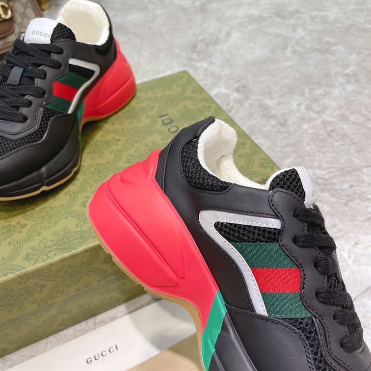 Gvc*1 RHYTON SNEAKER IN RED BLACK GCC099