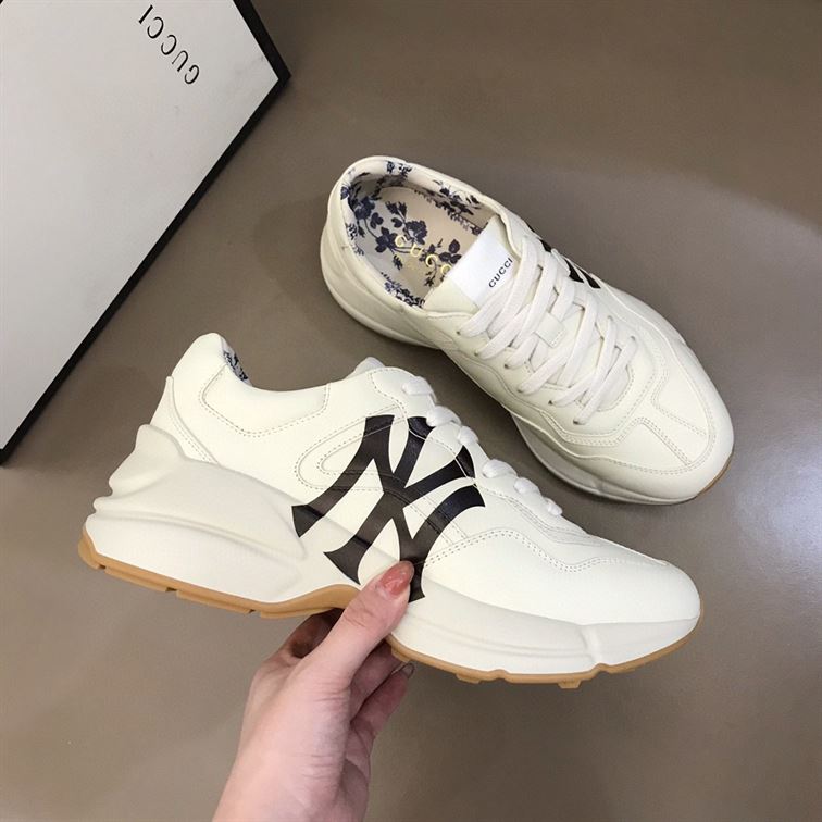 Gvc*1 LEATHER NY YANKEES SNEAKERS GCC014