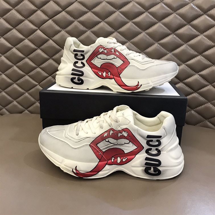 Gvc*1 RHYTON SNEAKER WITH MOUTH PRINT GCC016