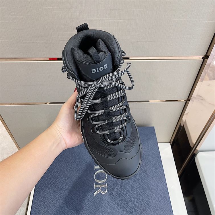 D10rIZON HIKING BOOT BLACK TECHNICAL MESH AND RUBBER DO089