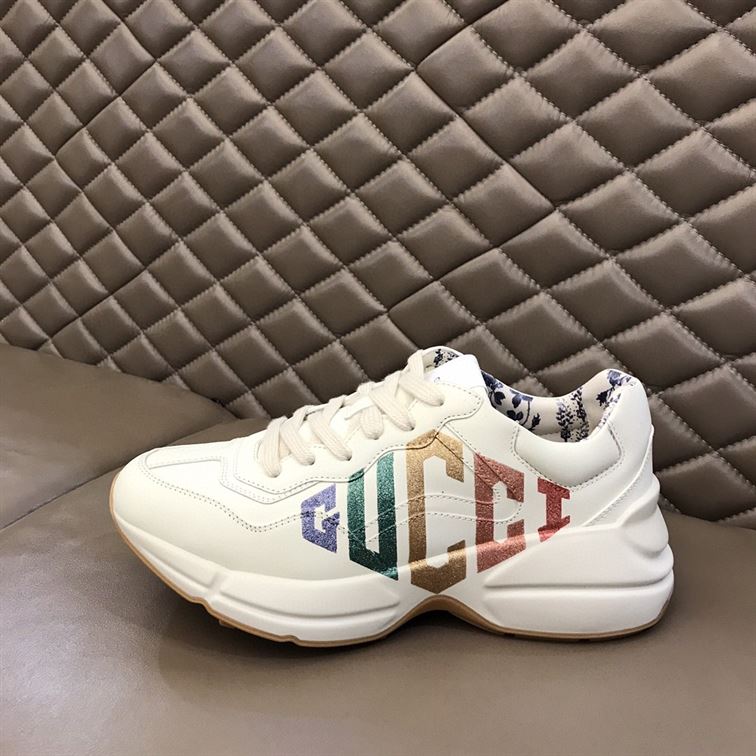 Gvc*1 IVORY RHYTON RAINBOW GLITTER SNEAKERS GCC013