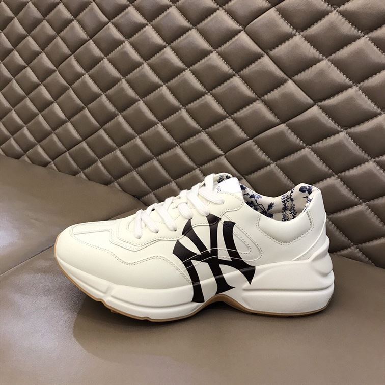 Gvc*1 LEATHER NY YANKEES SNEAKERS GCC014