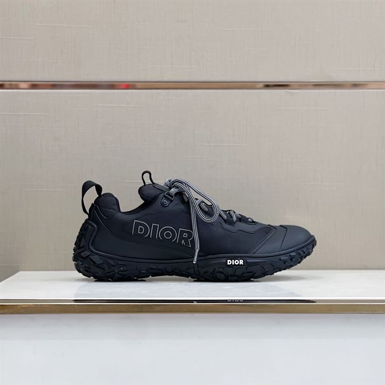 D10rIZON HIKING SHOE BLACK TECHNICAL MESH AND RUBBER DO087