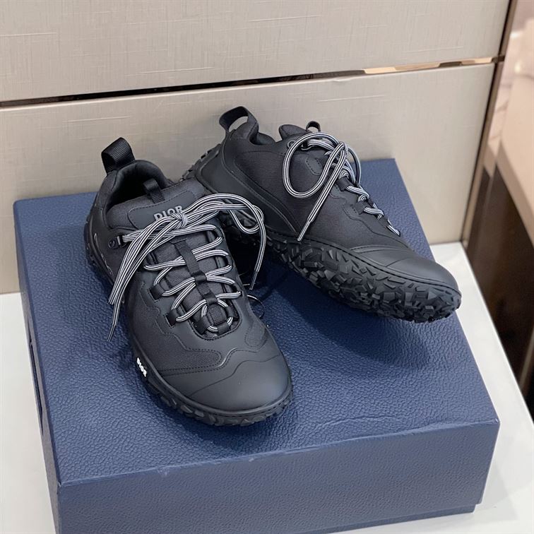D10rIZON HIKING SHOE BLACK TECHNICAL MESH AND RUBBER DO087