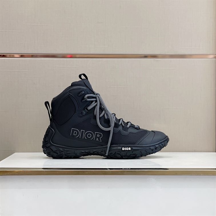 D10rIZON HIKING BOOT BLACK TECHNICAL MESH AND RUBBER DO089