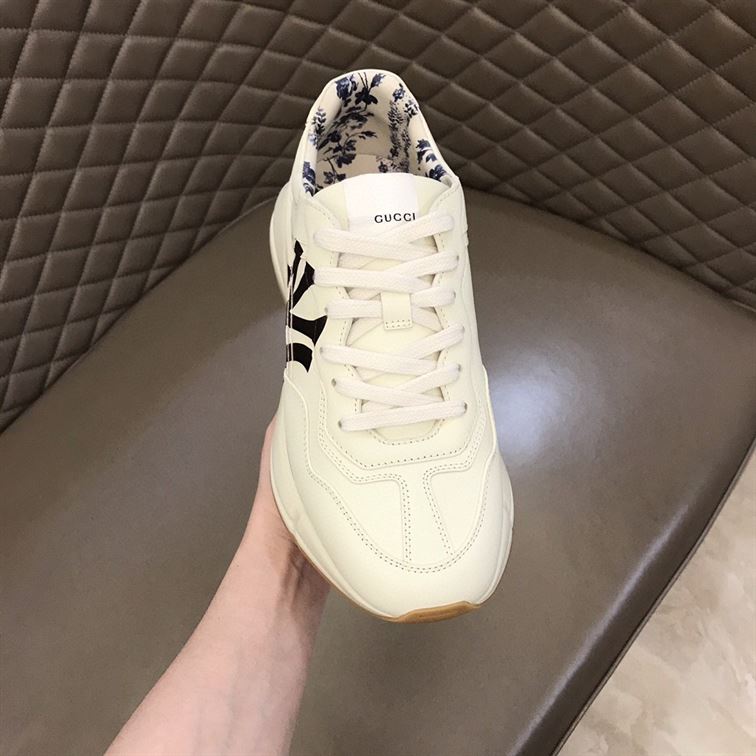 Gvc*1 LEATHER NY YANKEES SNEAKERS GCC014