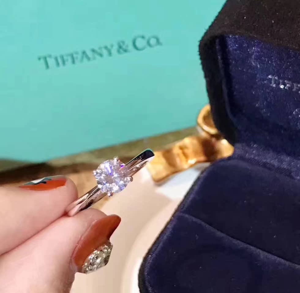 Knockoff T*f*ny Logo Ring