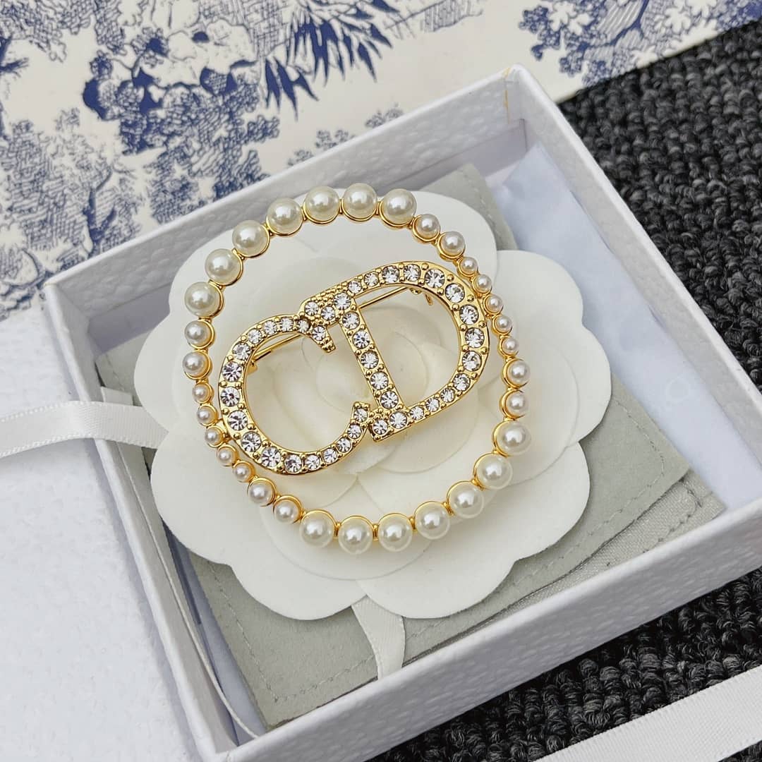 Designer Chr1st1an D10r Classic Brooch