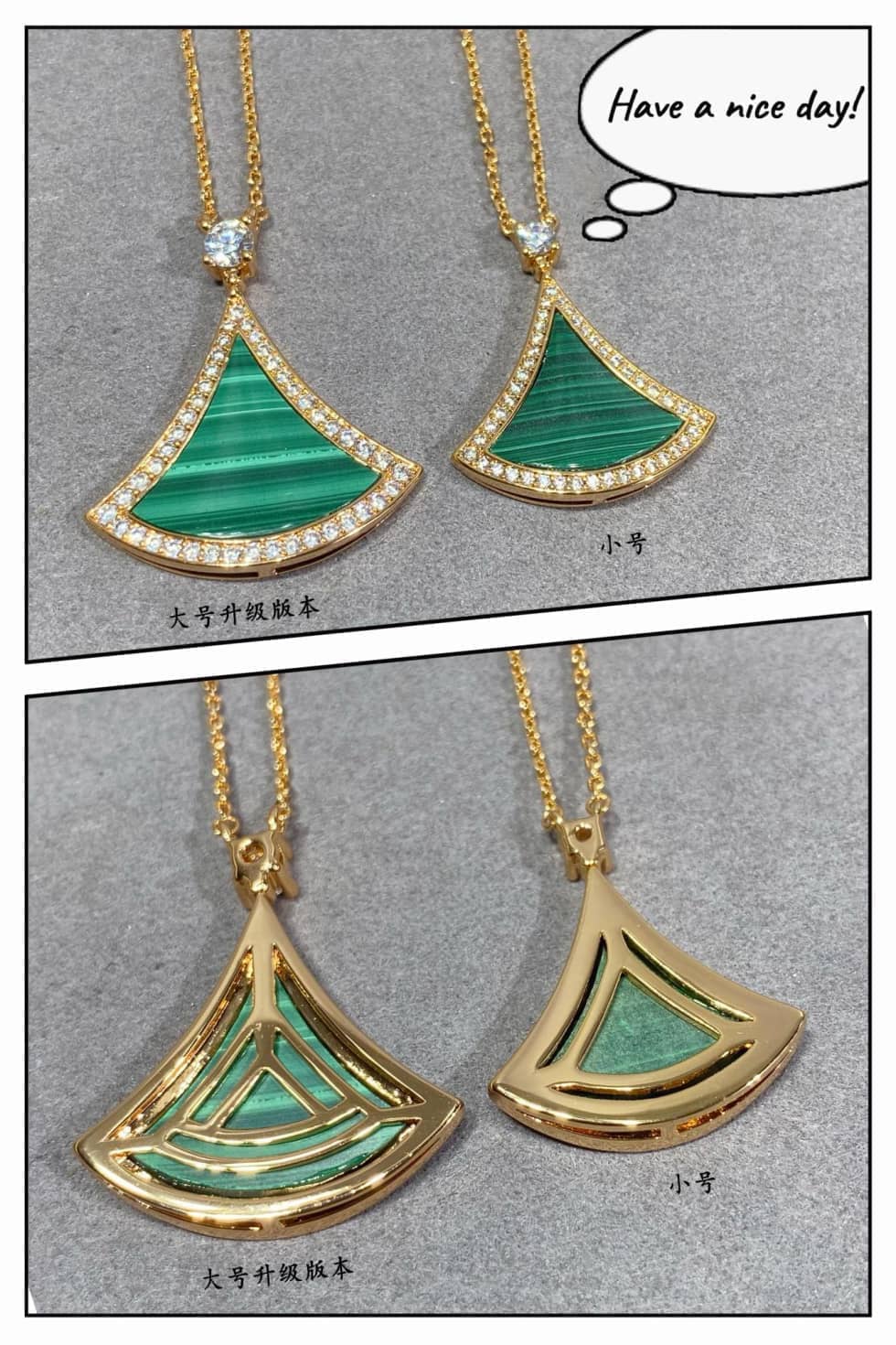 Designer Bv1g*ai Classic Necklace