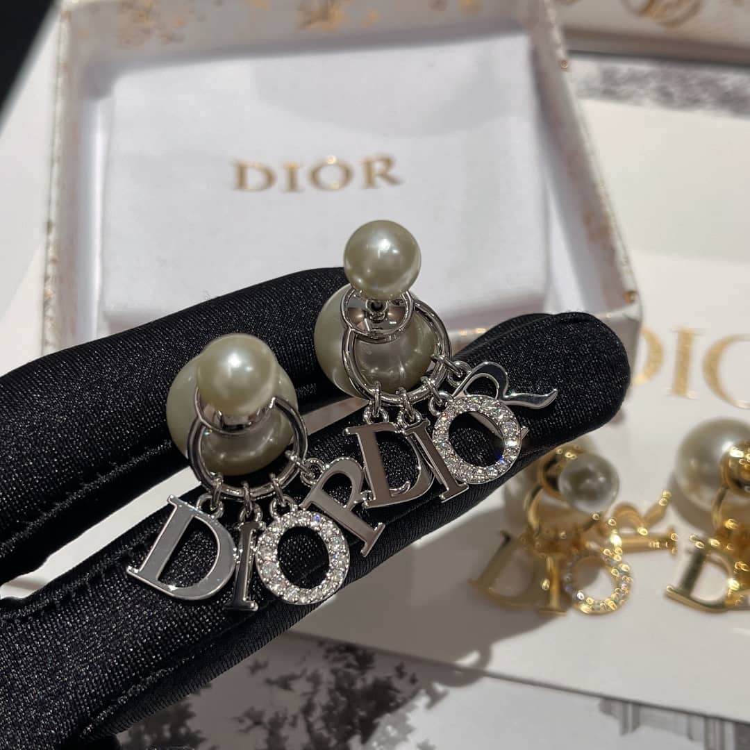 Wholesale Chr1st1an D10r Logo Earring