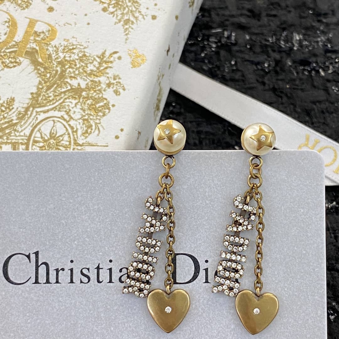 Wholesale Chr1st1an D10r Logo Earring