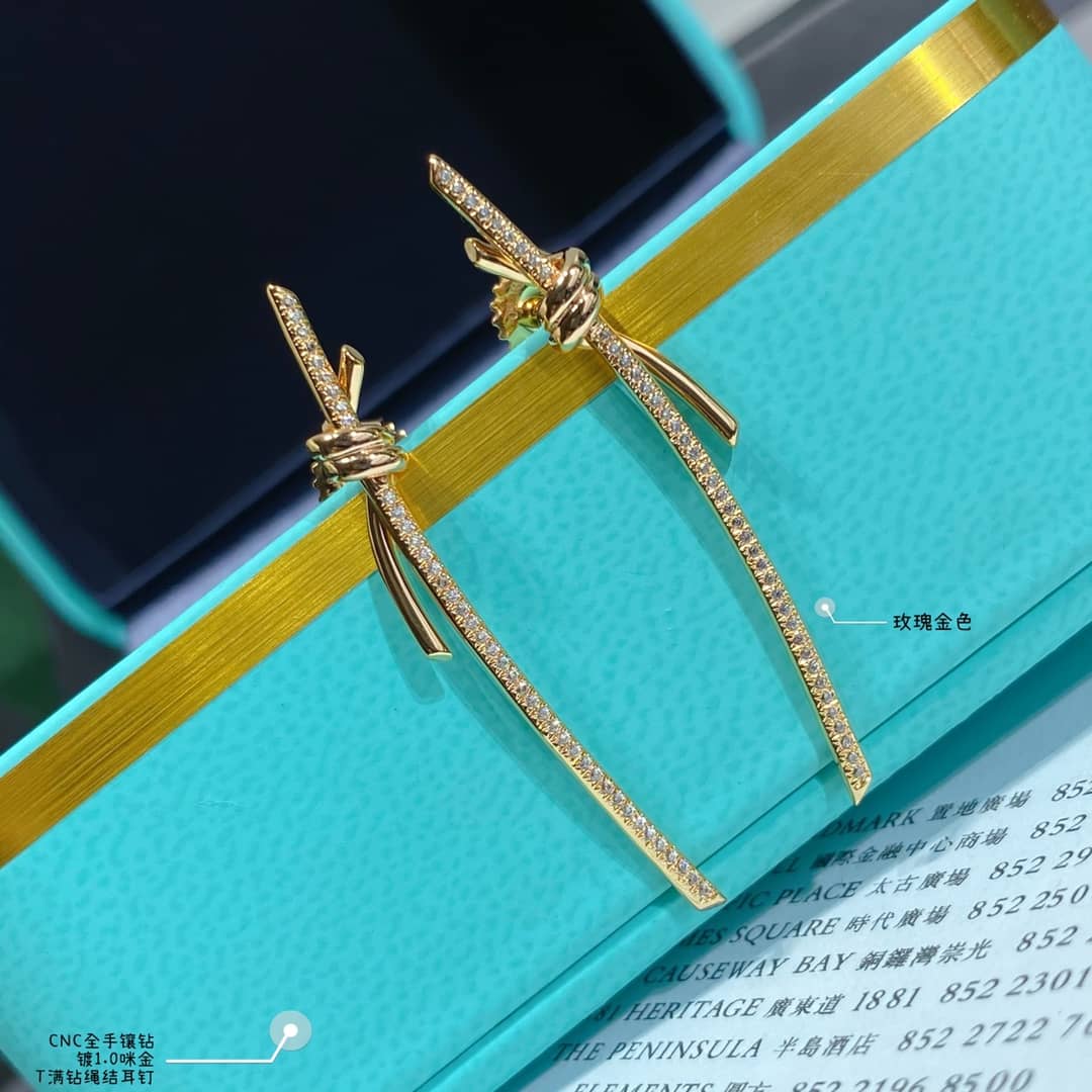 Designer T*f*ny Classic Earring
