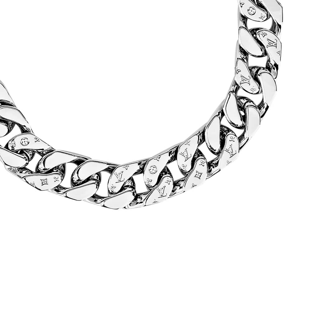 Fake L0vis Vvtt0n Logo Necklace