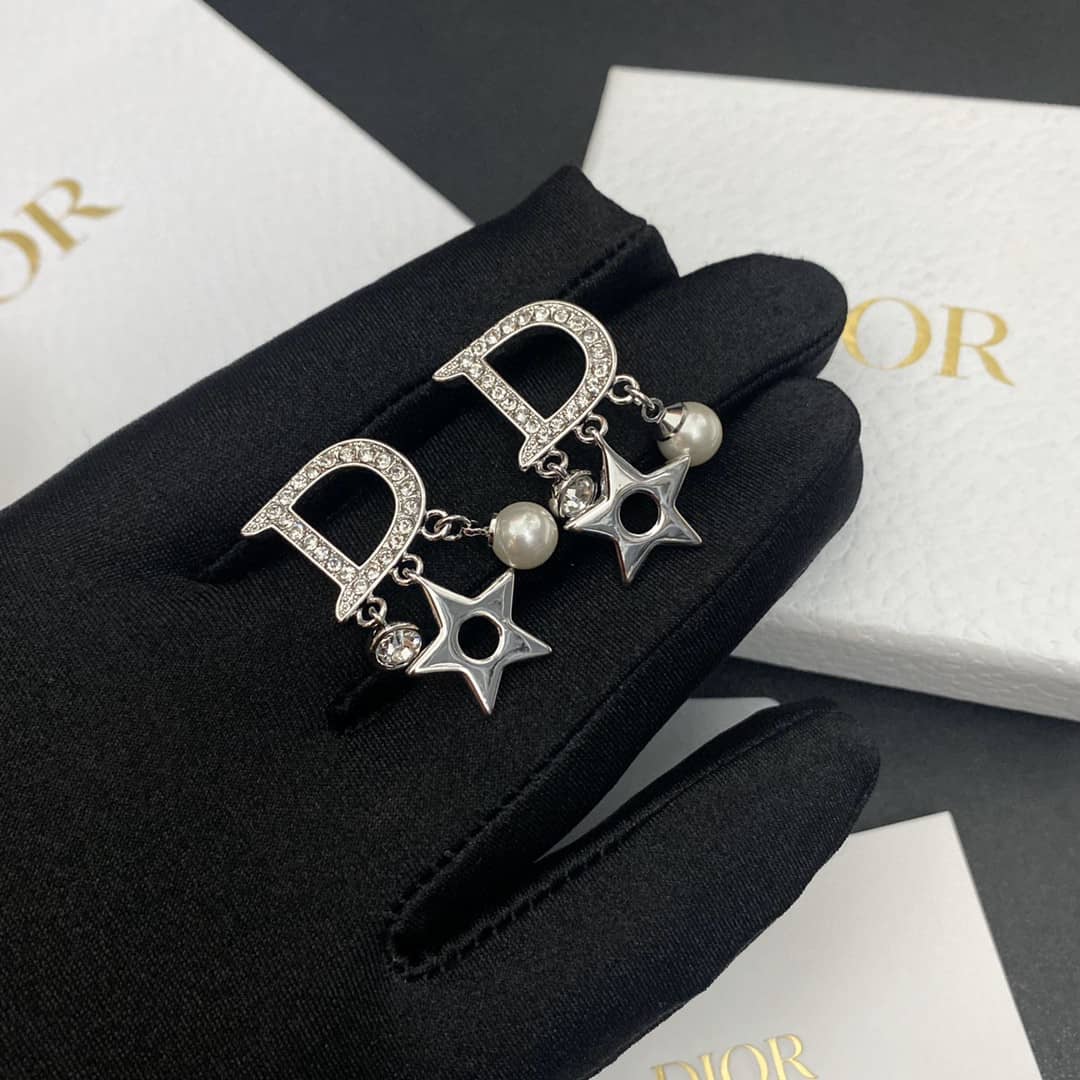 Knockoff Chr1st1an D10r Logo Earring