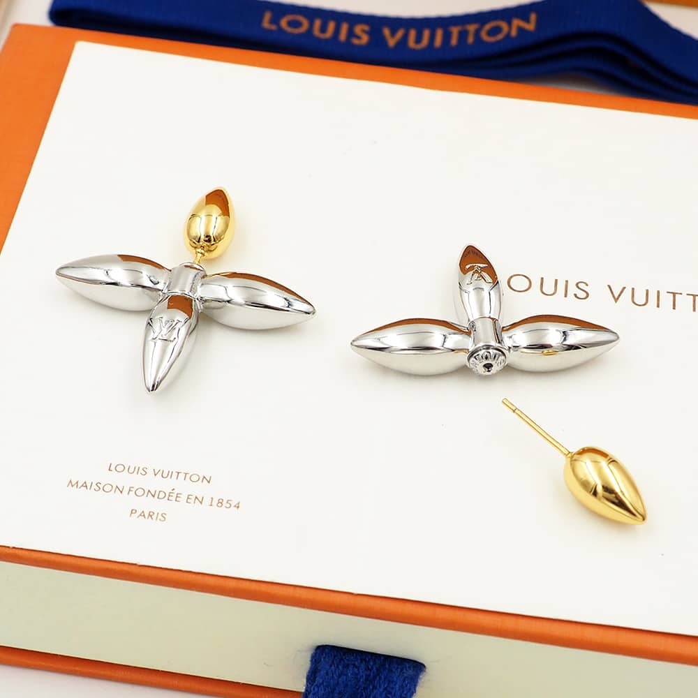 Fake L0vis Vvtt0n Logo Earring