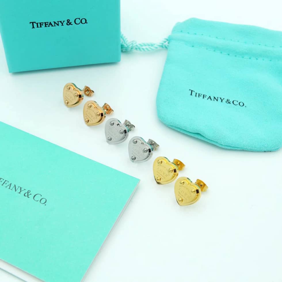 Wholesale T*f*ny Logo Earring