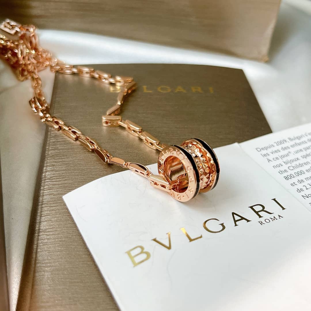 Knockoff Bv1g*ai Logo Necklace