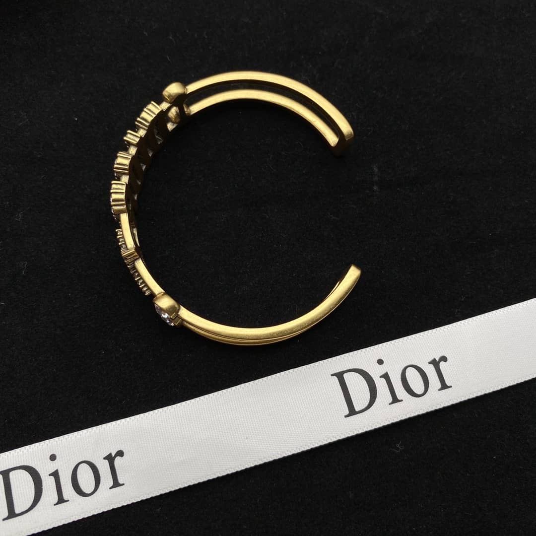 Fake Chr1st1an D10r Logo Bracelet