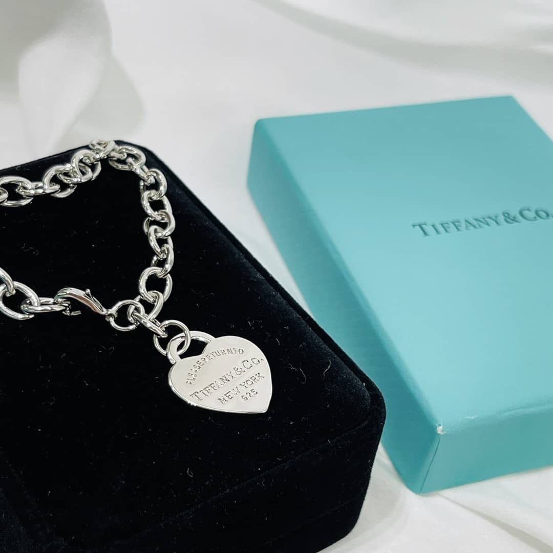 Fake T*f*ny Logo Bracelet