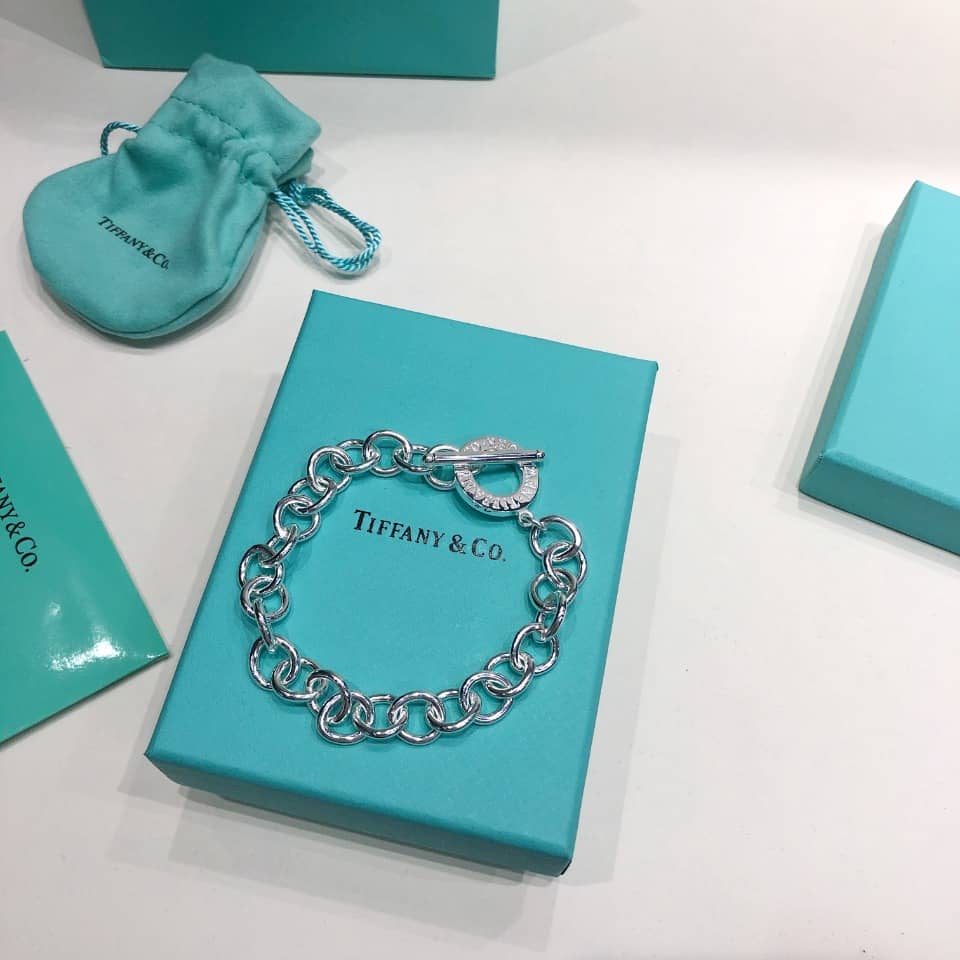 Fake T*f*ny Logo Bracelet