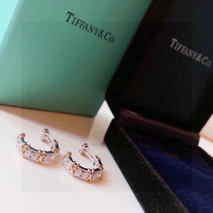 Wholesale T*f*ny Logo Earring