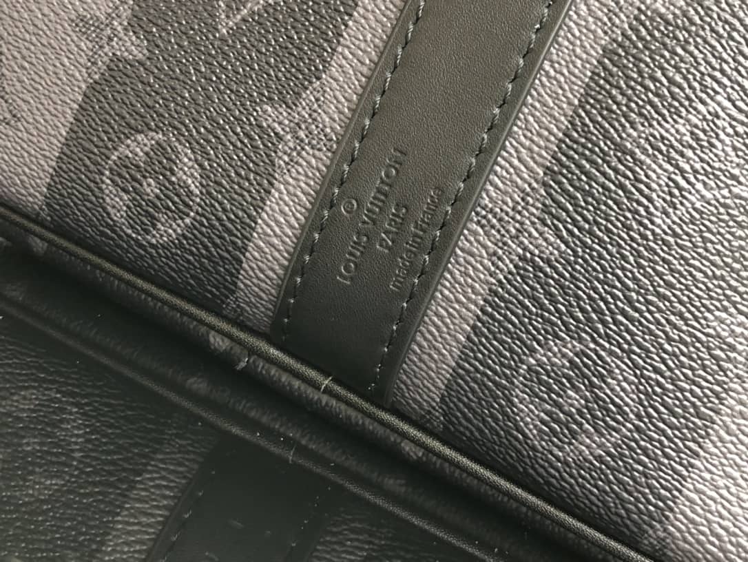 L0vis Vvtt0n Keepall Bandouliere x Nigo Monogram Replica Stripes Gray M40567