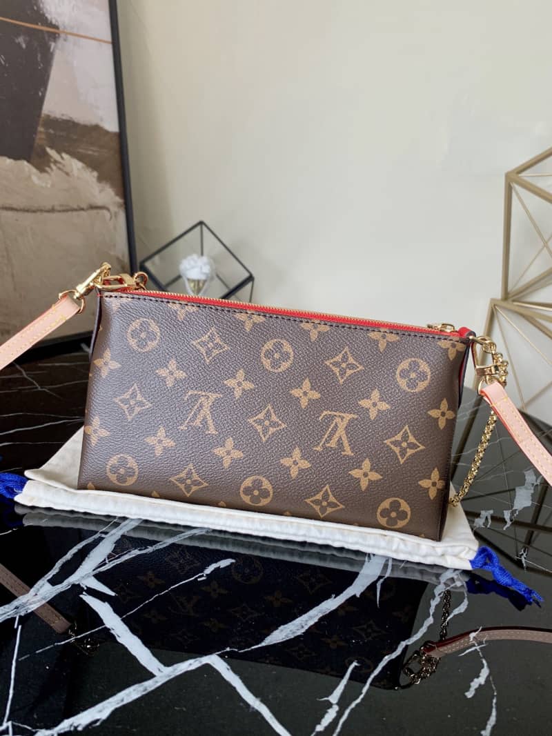L0vis Vvtt0n Pallas Replica Clutch Monogram 2way Red M41638
