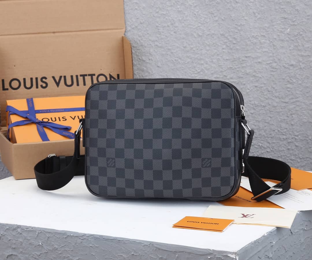 L0vis Vvtt0n Trocadero PM Damier Graphite Messenger Bag Replica N40087