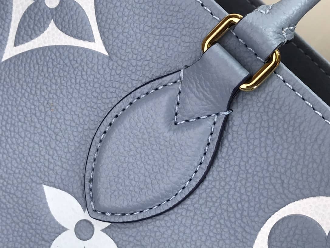 L0vis Vvtt0n On the Go MM Monogram Empreinte Two-way Tote Replica Blue M45717