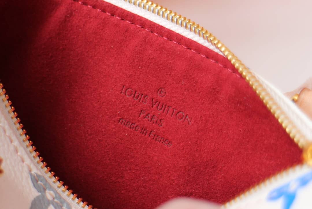 LV Duffle Bag Replica Monogram Multi Mini Speedy White M92645