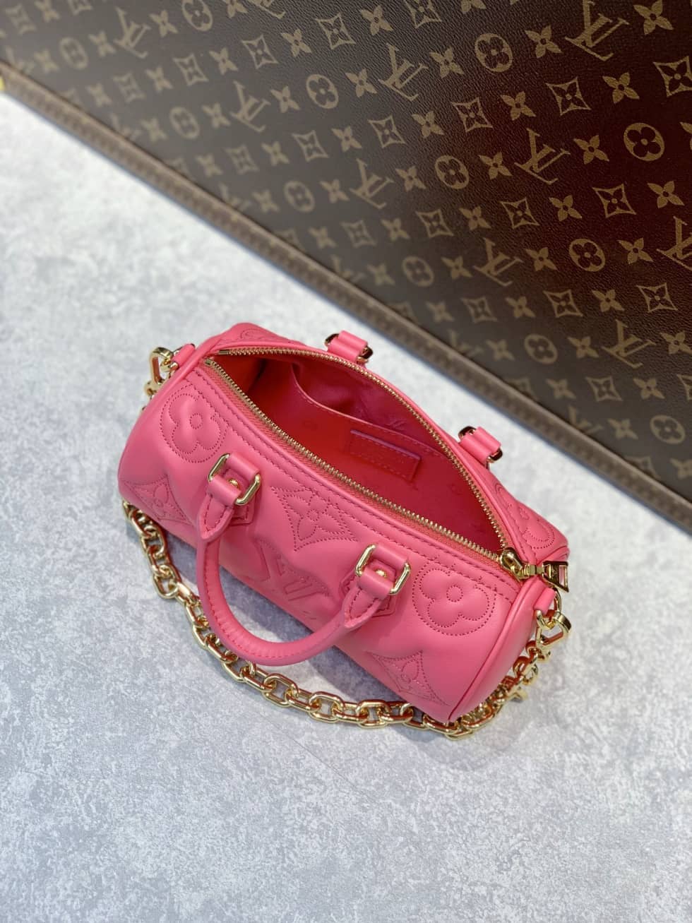 L0vis Vvtt0n Papillon BB Dragon Fruit Pink M59826 Replica Shoulder Bag