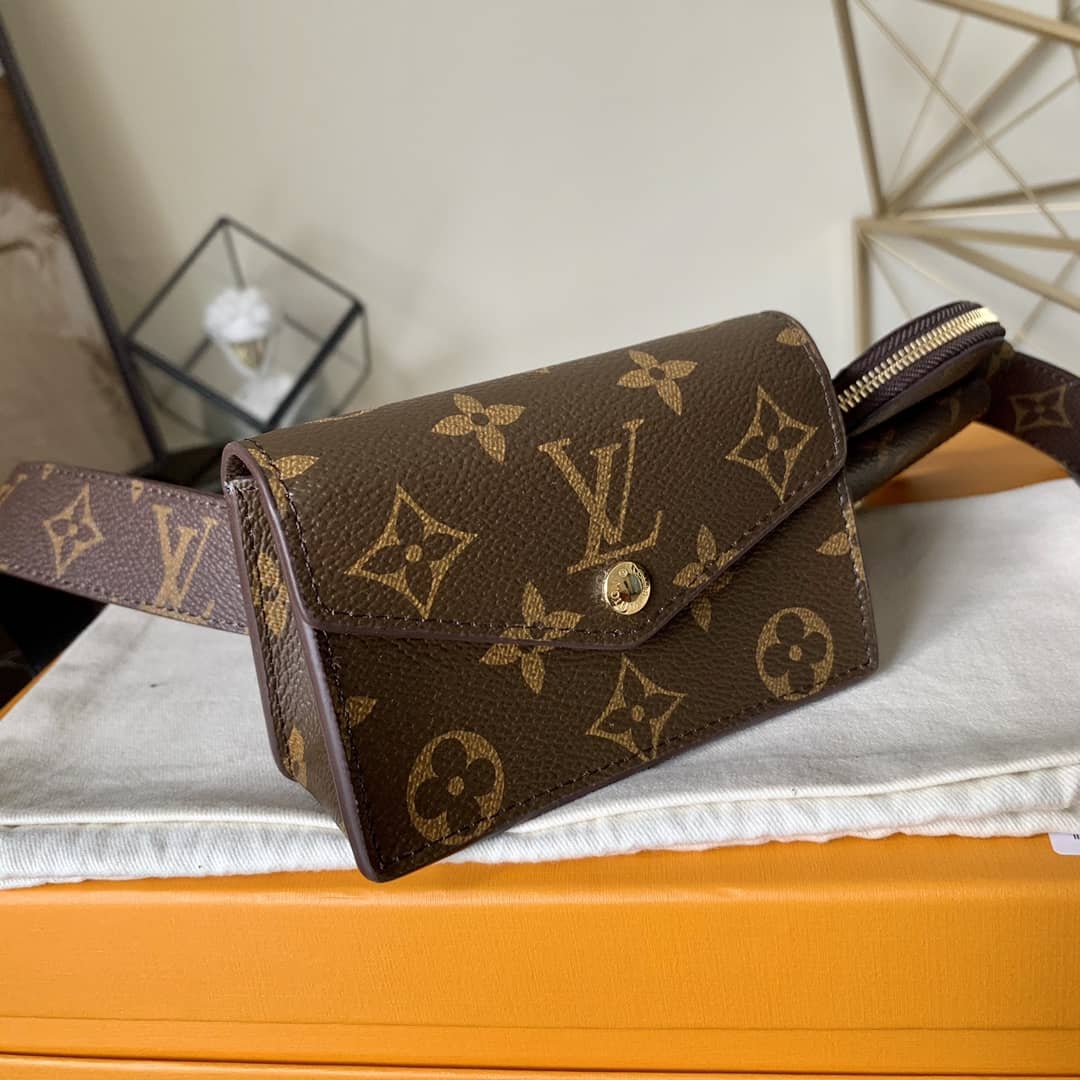 L0vis Vvtt0n Monogram Canvas Daily Multi Replica Pochette 30mm Belt Brown M0236U