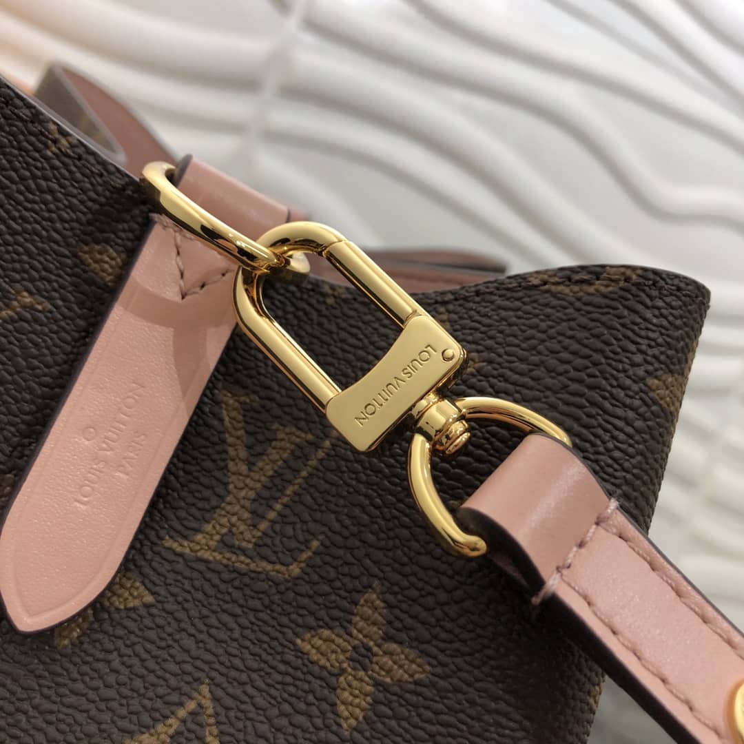 L0vis Vvtt0n Neonoe Replica Bucket Bag Brown Pink M44020