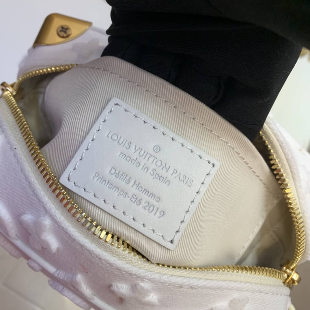 L0vis Vvtt0n Mini Soft Trunk Monogram Canvas Replica Bag White M68970