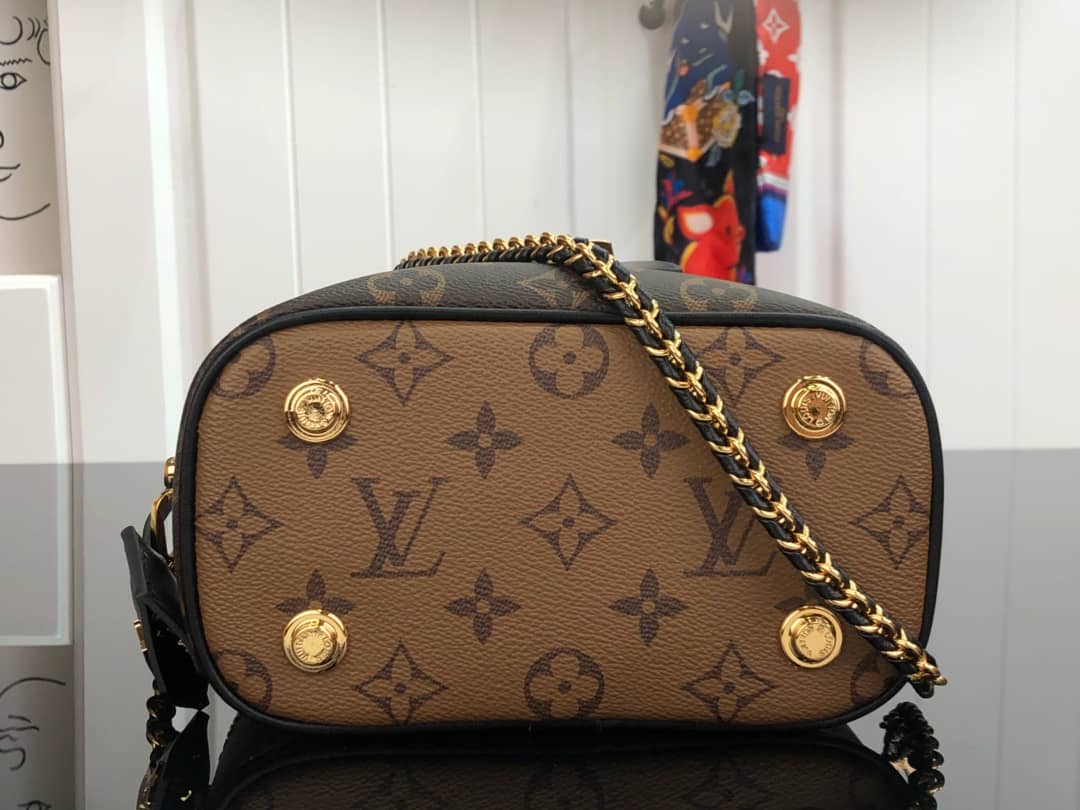 L0vis Vvtt0n Replica Bags Vanity PM Reverse Monogram Coated Canvas Crossbody M45165
