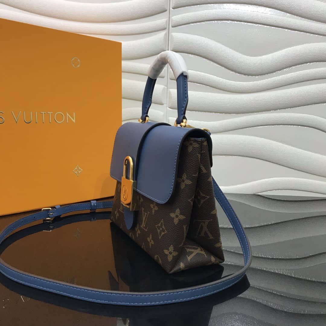 L0vis Vvtt0n Locky BB Replica Crossbody Handbag Blue M44321