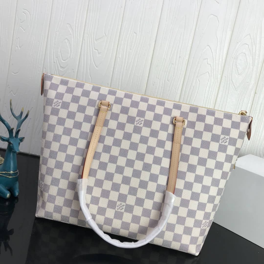 L0vis Vvtt0n Damier Azur Jena MM Semi Tote Replica White M42267
