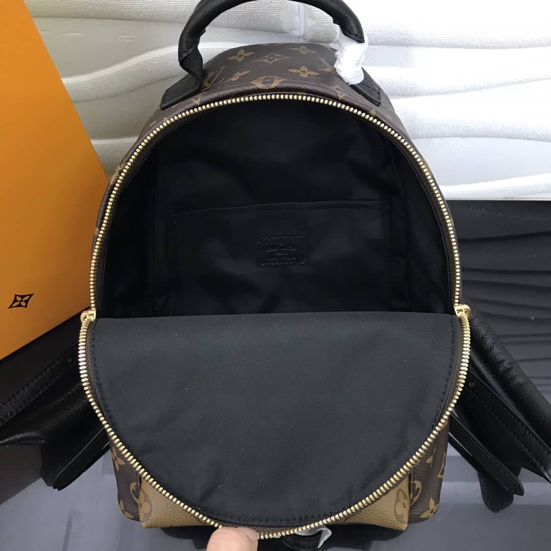 LV Backpack Replica Palm Springs PM Monogram Reverse M44870