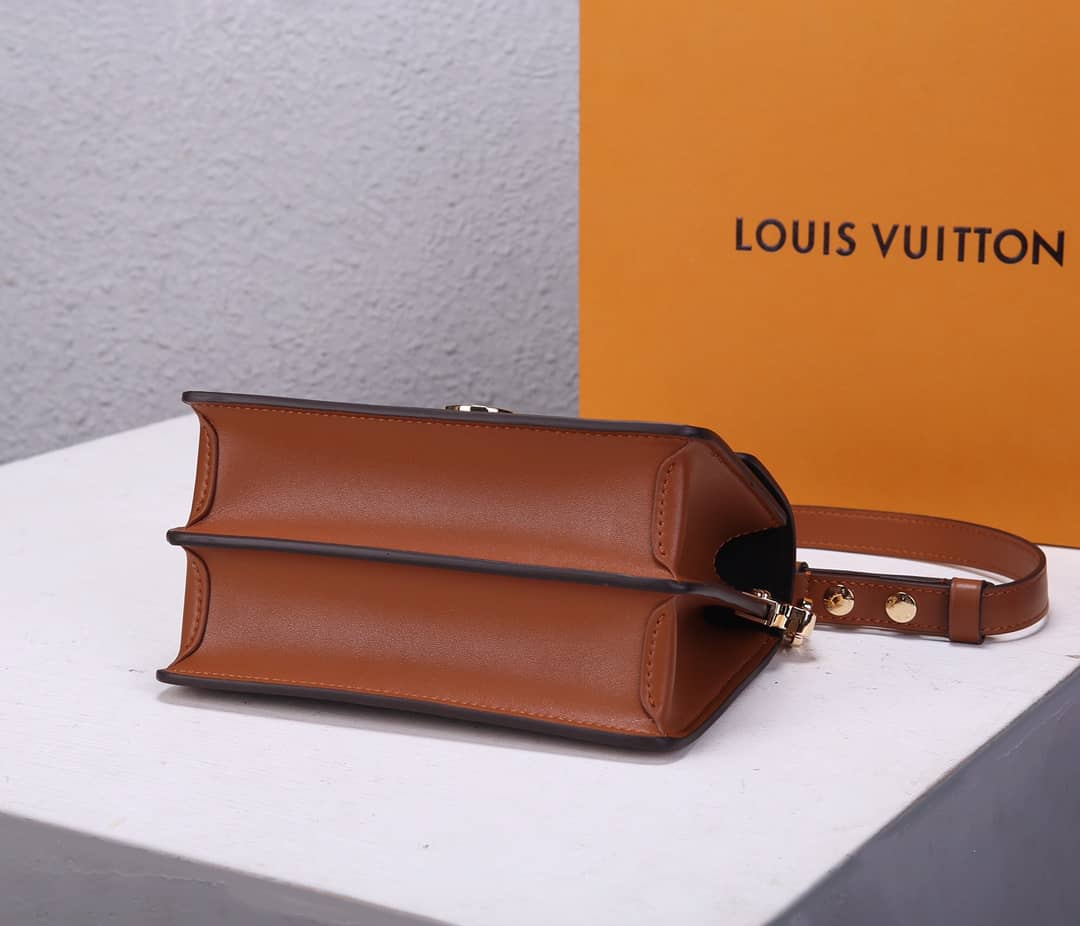 L0vis Vvtt0n Dauphine Mini Monogram Replica Crossbody Bag Brown M44580