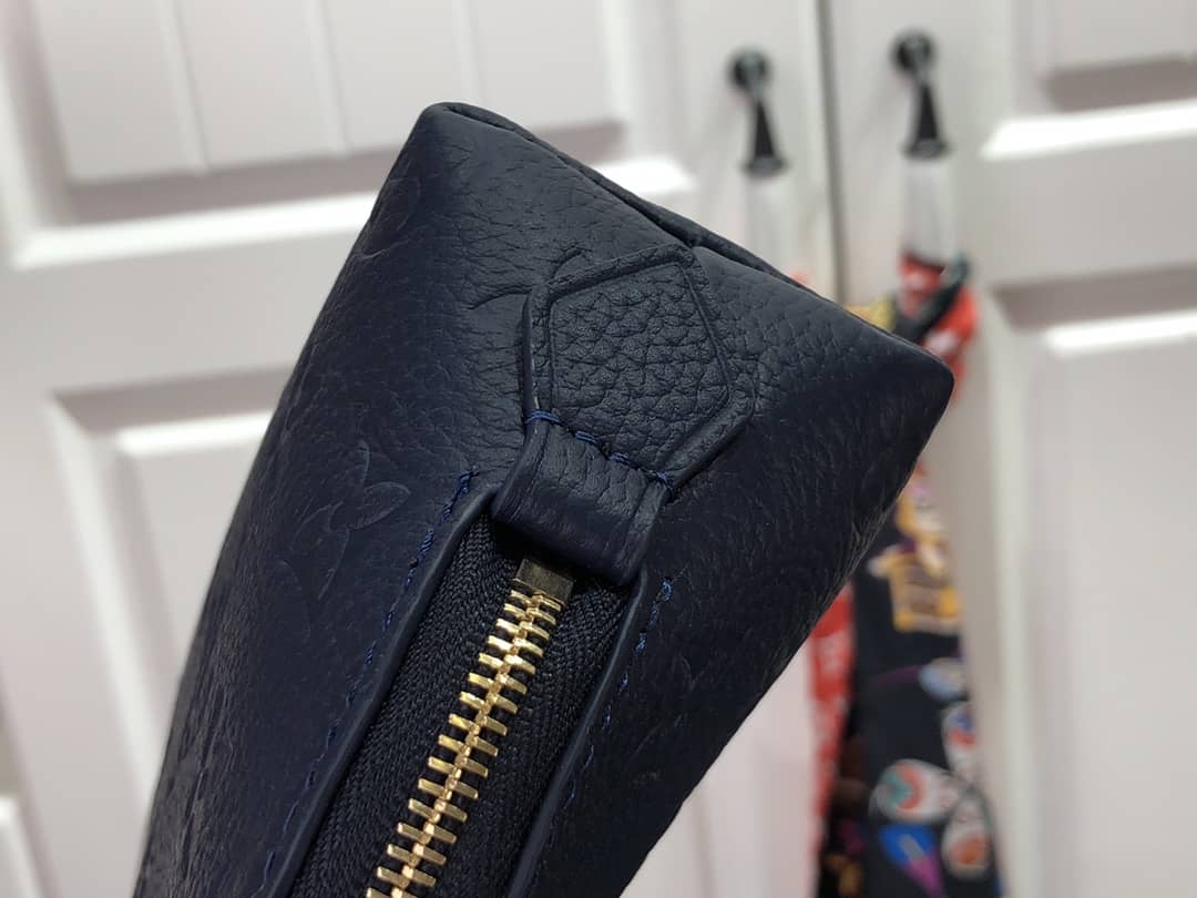 L0vis Vvtt0n Pochette Dupe Monogram Cosmetic Pouch Blue M47515